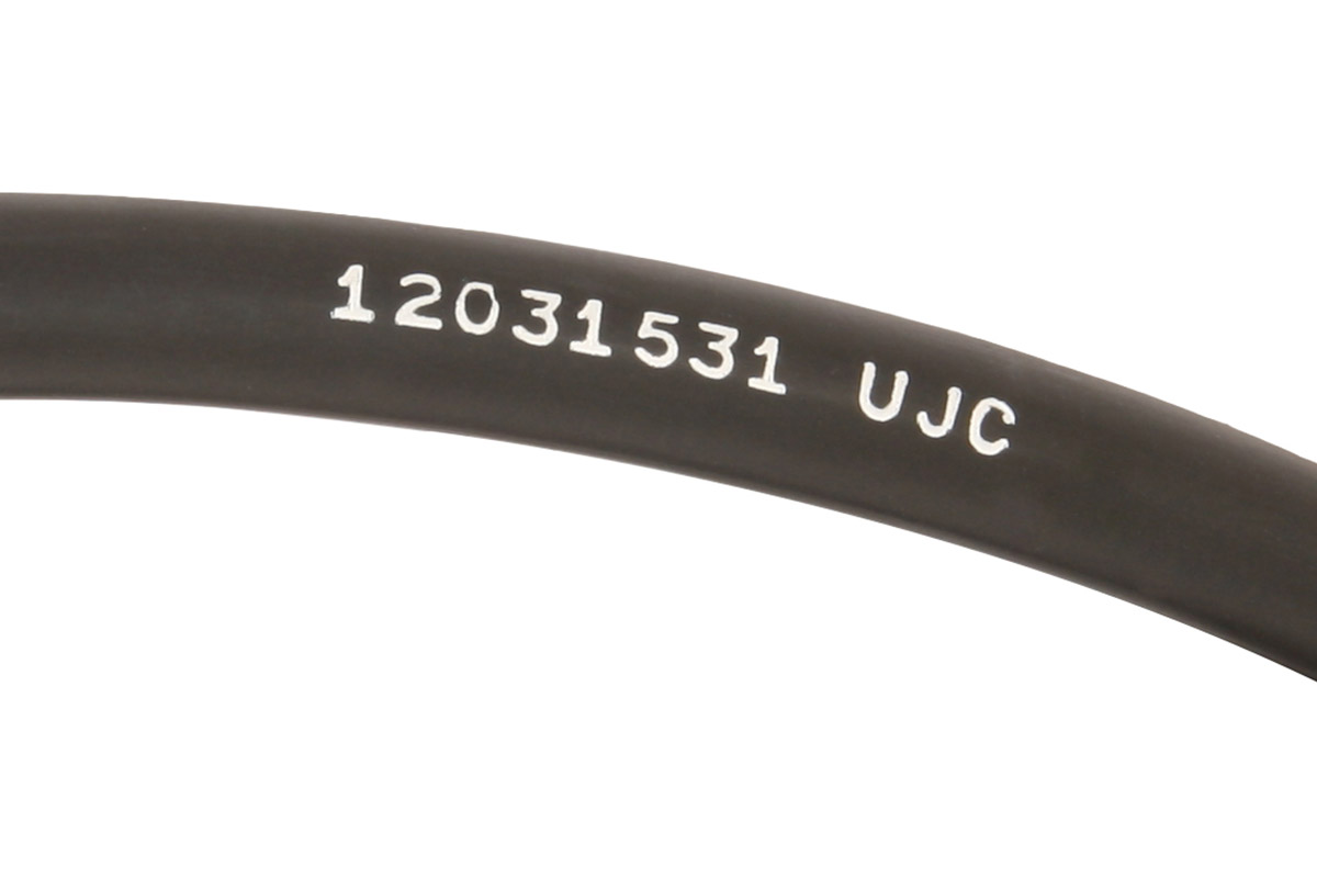 GM battery cable part number stamped on the cable jacket